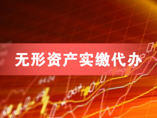 郴州无形资产实缴资本代办